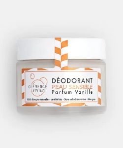 Déodorant crème Peau sensible Vanille BIO, 50 g
